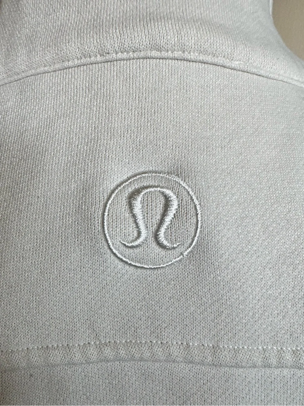 Lululemon Cream Scuba Zip Up Jacket XL/XXL
